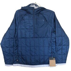 The North Face Jacket Womens Size Small Blue Circaloft Packable With Bag Hooded